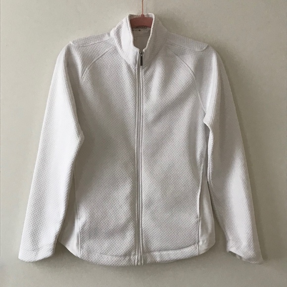 Nike Golf Therma Fit White Zip Up Jacket - Picture 1 of 16
